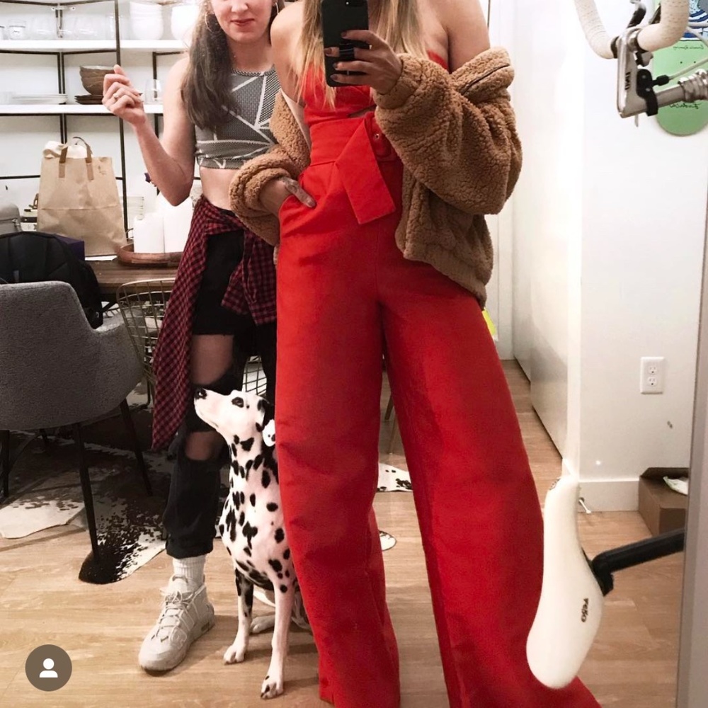 ASOS belted jumpsuit